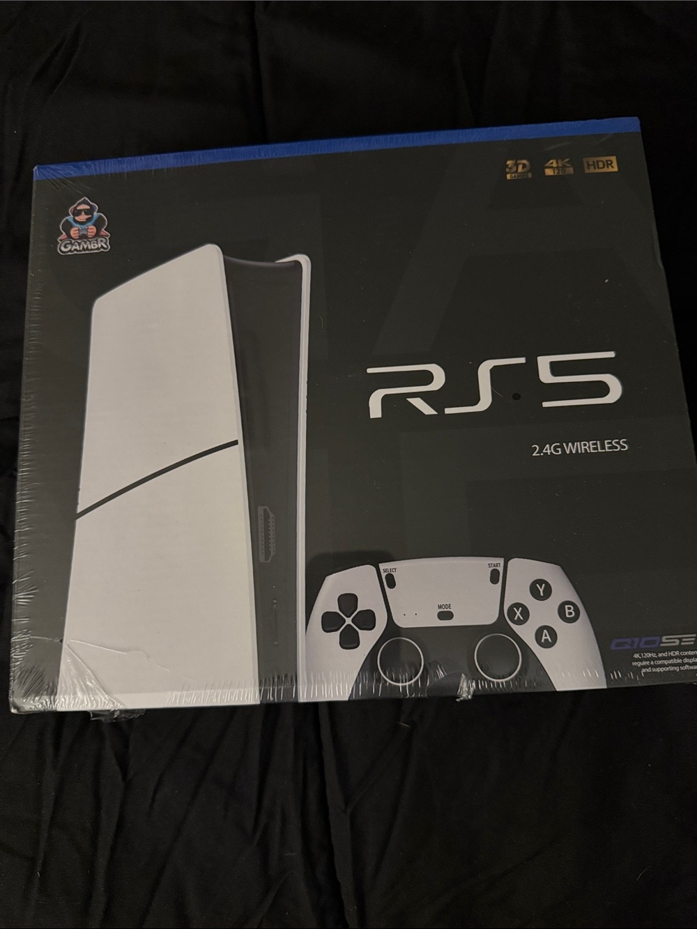 RS5 2.4G Wireless Gaming Console with White Controller